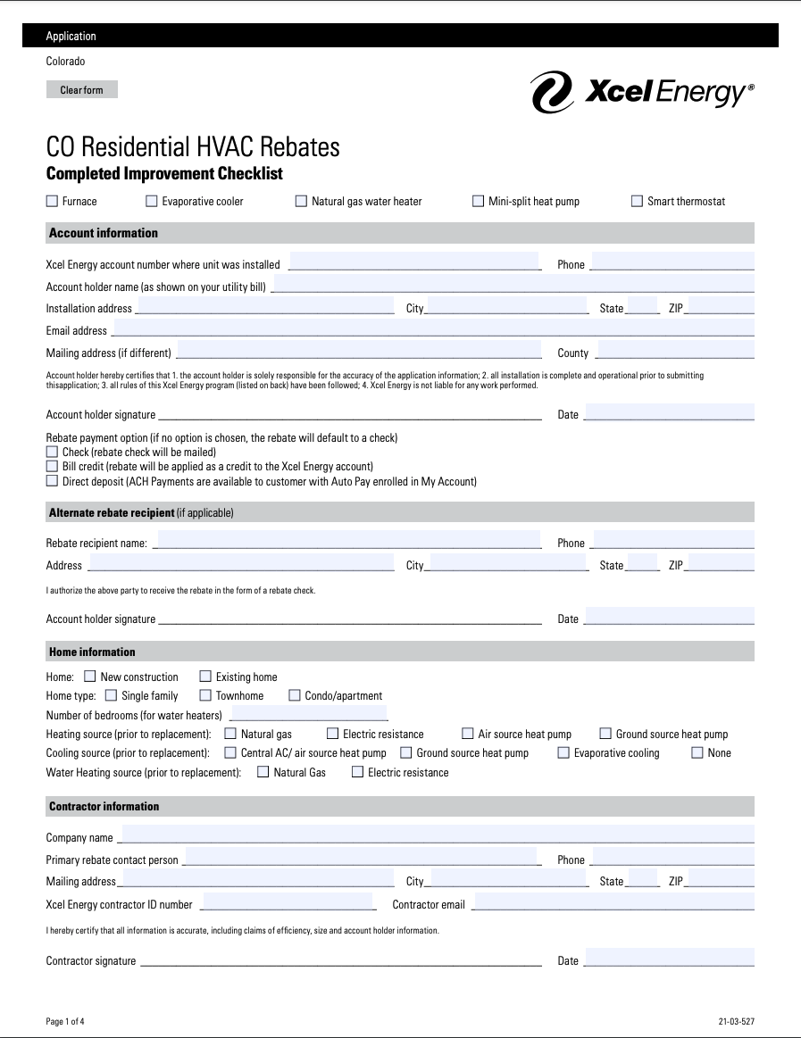 Colorado Heat Pump Rebates