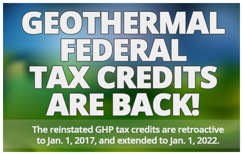 Geothermal Heat Pump Tax Credits Approved By Congress Geothermal